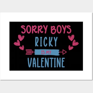 Sorry Boys Ricky Is My Valentine ZEROBASEONE Posters and Art